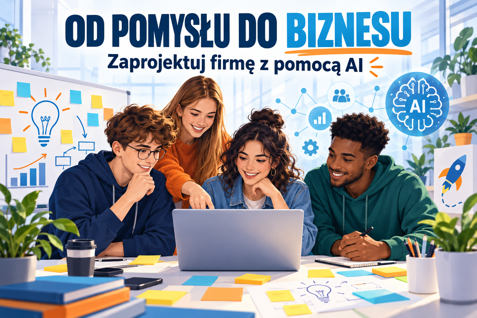 Od pomysłu do biznesu – zaprojektuj firmę z pomocą AI